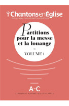 RECUEIL PARTITIONS / CHANTONS EN EGLISE 1000 CHANTS VOL 1 - COLLECTIF - NC