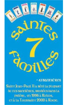 JEU DE CARTES 7 FAMILLES SAINTES - Association Bannières 2000 - BANNIERES 2000