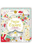 POSTER DE L-AVENT A DECORER - SOLENNE ET THOMAS - Deux coqs d'or