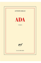 ADA - BELLO ANTOINE - Gallimard