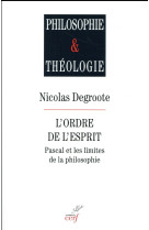ORDRE DE L-ESPRIT - DEGROOTE NICOLAS - Cerf