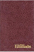 MISSEL EMMAUS SKIVERTEX BORDEAUX TRANCHE OR - XXX - Desclee De Brouwer