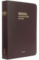 MISSEL TRADITIONNEL DE VOYAGE DES DIMANCHES ET FETES - COLLECTIF - ARTEGE