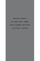 LETTRE OUVERTE AU TYPE HAUT COMME TROIS POMMES DERRIERE LA FILLE A TALONS - FRIEDMANN ARNAUD - BOOKS ON DEMAND