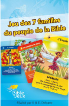 JEU DES 7 FAMILLES DU PEUPLE DE LA BIBLE - E. Delvarre - CLC FRANCE