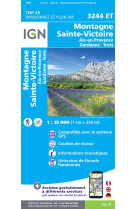 MONTAGNE STE VICTOIRE.AIX-EN-PROVENCE - XXX - IGN