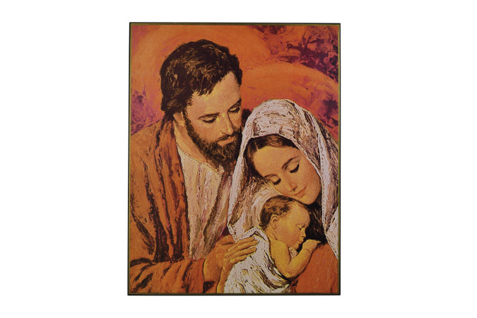 ICONE SAINTE FAMILLE / 6.5*7.5 CMS -   - CLEMENCES