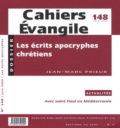 ECRITS APOCRYPHES CHRETIENS CE148 - COLL - CERF