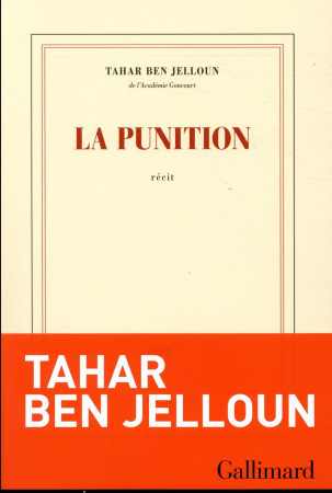 PUNITION - BEN JELLOUN TAHAR - GALLIMARD
