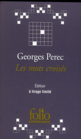 MOTS CROISES - PEREC GEORGES - GALLIMARD
