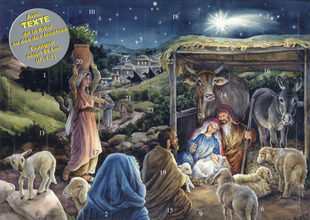 CALENDRIER DE L-AVENT JESUS LE SAUVEUR EST NE - LLOBET - LLOBET JOSEPHIN - Minedition
