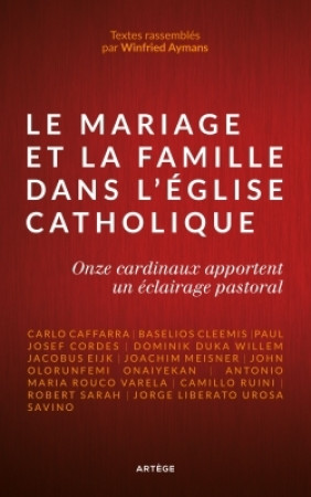 MARIAGE ET LA FAMILLE DANS L EGLISE CATH OLIQUE -   - ARTEGE