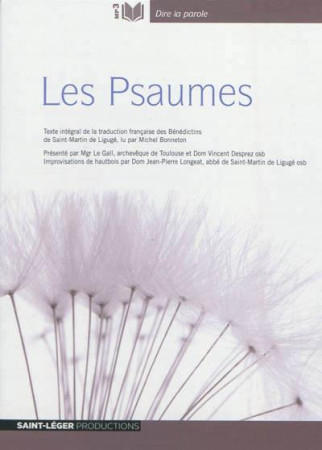 LES PSAUMES VERSION MP3 - MICHEL BONNETON - SAINT LEGER