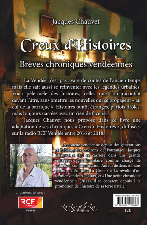 CREUX D-HISTOIRES BREVES CHRONIQUES VENDEENNES - Jacques Chauvet - LYS ET LIN