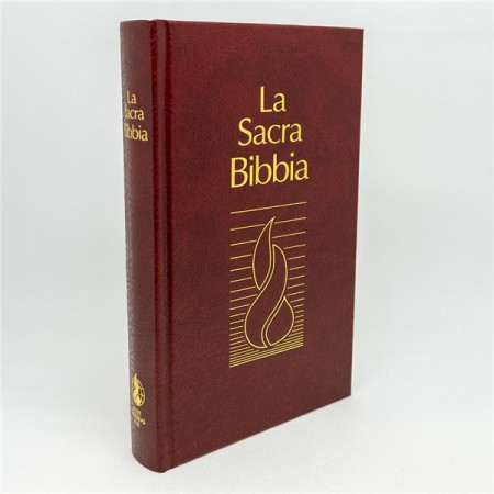 BIBLE EN ITALIEN RELIEE GRENAT - SBG - MAISON BIBLE