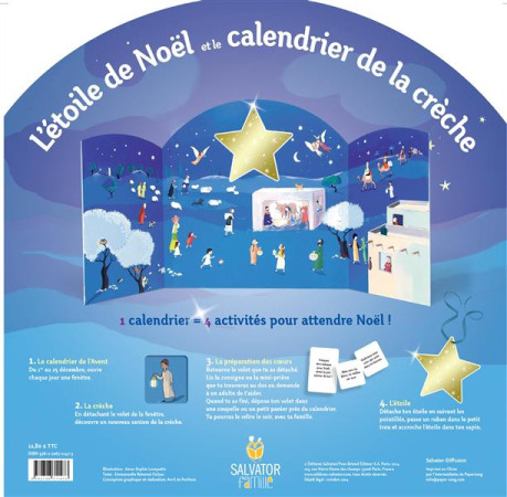 ETOILE DE NOEL ET LE CALENDRIER DE LA CRECHE - ANNE SOPHIE LANQUETI - Salvator