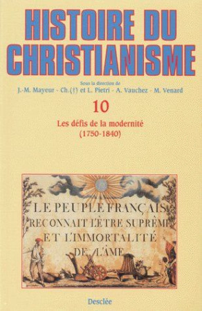 LES DEFIS DE LA MODERNITE - PLONGERON BERNARD - DESCLEE