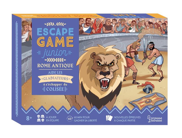 ESCAPE GAME JUNIOR - ROME ANTIQUE - LEBRUN, SANDRA  - NC