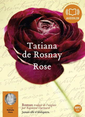ROSE - ROSNAY TATIANA - AUDIOLIB