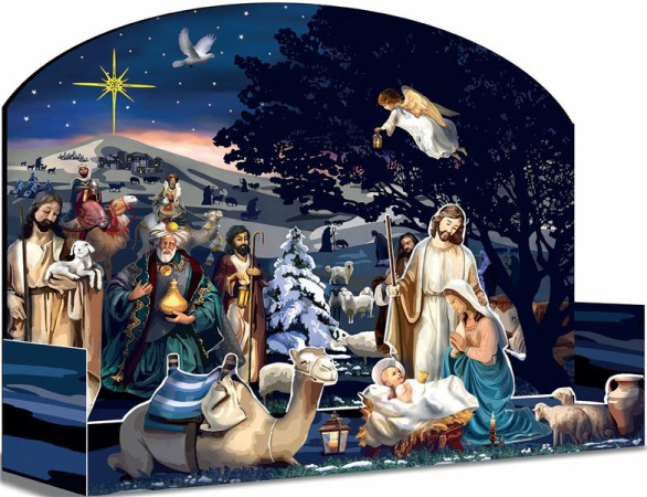CALENDRIER DE L-AVENT RELIGIEUX - L-AUBE DE NOEL - EVANGELISTI - EVANGELISTI D. - NC