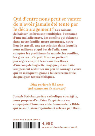 PAROLES DE DIEU POUR REPRENDRE COURAGE - Joseph Stricher - LE CENTURION