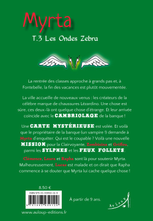 MYRTA TOME 3 - Laurence Erwin - AU LOUP