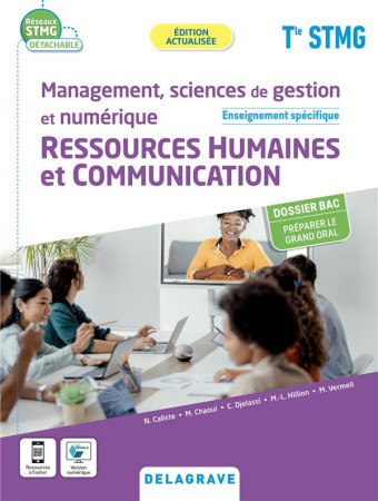 RESSOURCES HUMAINES ET COMMUNICATION TLE STMG (2022) - POCHETTE ELEVE - CALISTE/CHAOUI - DELAGRAVE