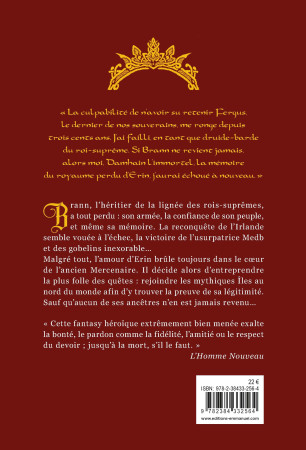 Le Royaume perdu d'Erin - Tome 3 - Anne-Elisabeth d'Orange, Nicolas Doucet - EMMANUEL